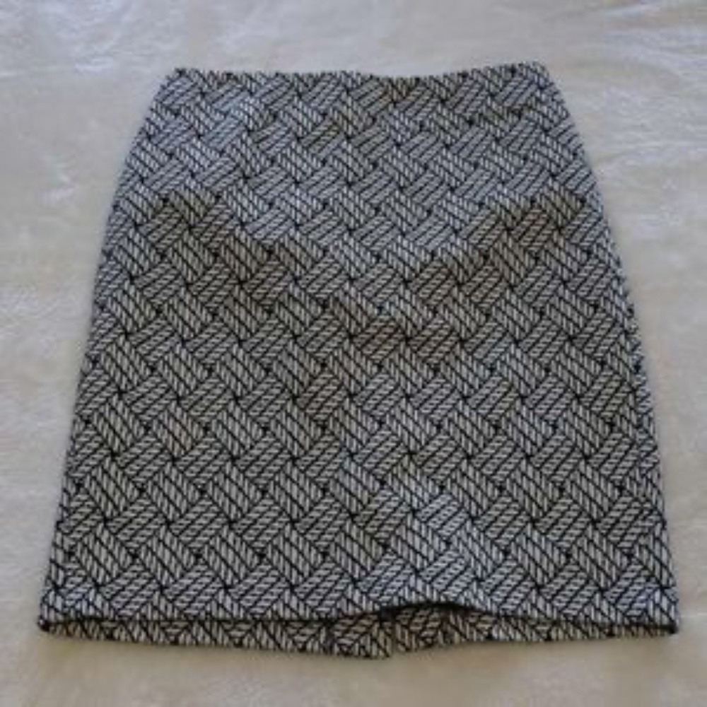 Talbot's Geometric Print Skirt s6